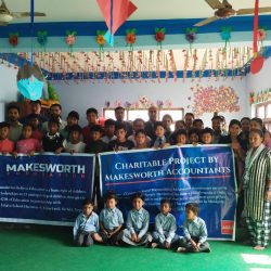 Sponsoring the Full Time Education of 25 school-age children for the entire year through Makesworth Foundation